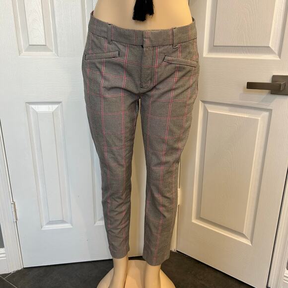 Modern norm core preppy GAP Curvy Signature Skinny Ankle Plaid Pants – Womens 10 - Picture 2 of 6